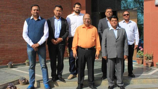 All India Football Federation Senior Vice-President Mr. Subrata Dutta chaired AIFF League Committee meeting at AIFF Headquarters, Football House in New Delhi on Monday. (AIFF) All India Football Federation Senior Vice-President Mr. Subrata Dutta chaired AIFF League Committee meeting at AIFF Headquarters, Football House in New Delhi on Monday. (AIFF)