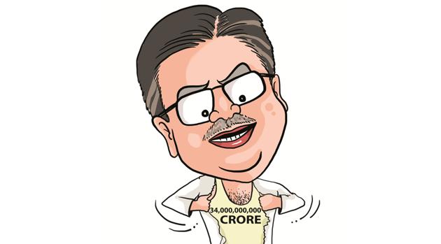 Haryana agriculture minister OP Dhankar left the public and media persons confused with his bizarre statement during BJP chief Amit Shah’s rally in Jind. (Illustration by Daljeet Kaur Sandhu/HT) Haryana agriculture minister OP Dhankar left the public and media persons confused with his bizarre statement during BJP chief Amit Shah’s rally in Jind. (Illustration by Daljeet Kaur Sandhu/HT)
