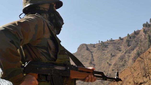 An intelligence official said three Indian Army soldiers sustained minor injuries in the exchange of fire. (PTI File Photo) An intelligence official said three Indian Army soldiers sustained minor injuries in the exchange of fire. (PTI File Photo)