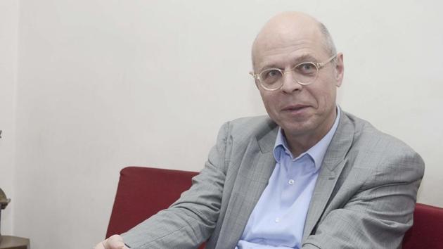 Dr Kalus Beier. (Ravindra Joshi/HT PHOTO) Dr Kalus Beier. (Ravindra Joshi/HT PHOTO)