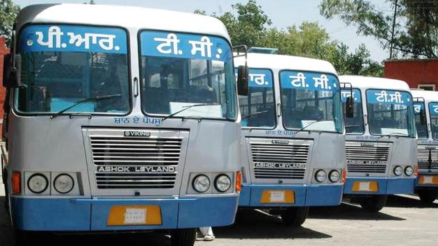 For the first time in past one decade, the PRTC is running its full fleet of 1,073 buses in its nine depots –Ludhiana, Kapurthala, Chandigarh, Patiala, Bathinda, Budhlada, Barnala, Faridkot and Sangrur.(HT File)