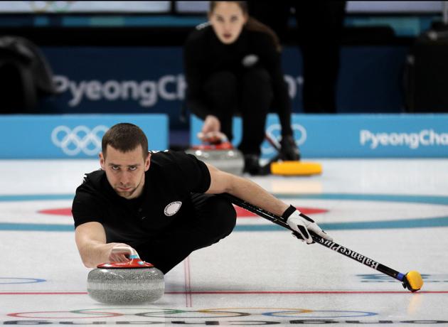 Russian curler Alexander Krushelnitsky tested positive for a banned substance at the Pyeongchang Winter Olympics.(AP)