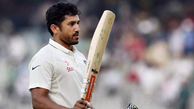 Karun Nair is only the second Indian batsman to score a triple-century in Tests.(PTI)