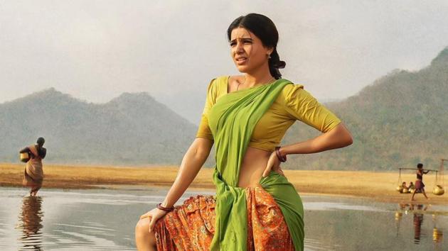 Samantha Akkineni as Rama Lakshmi in Rangasthalam.