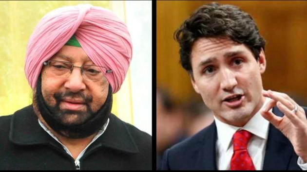 Amarinder will meet the Canadian PM in an Amritsar hotel after the Trudeaus pay obeisance at the Golden Temple. (HT Photo) Amarinder will meet the Canadian PM in an Amritsar hotel after the Trudeaus pay obeisance at the Golden Temple. (HT Photo)