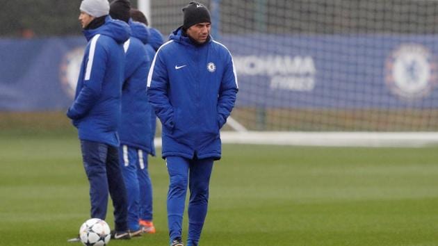 Antonio Conte-coached Chelsea will face Barcelona in an UEFA Champions League Round of 16 match on Tuesday.(Action Images via Reuters)