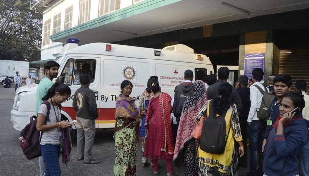 Doctors clarified that DSK is not on ventilator and would remain at Sassoon General Hospital for the next 48 hours till further examination is done. (Ravindra Joshi/HT PHOTO) Doctors clarified that DSK is not on ventilator and would remain at Sassoon General Hospital for the next 48 hours till further examination is done. (Ravindra Joshi/HT PHOTO)