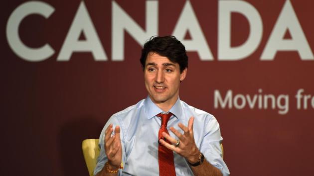 Canadian Prime Minister Justin Trudeau speaks during a business summit in Mumbai on February 20, 2018. (AFP Photo) Canadian Prime Minister Justin Trudeau speaks during a business summit in Mumbai on February 20, 2018. (AFP Photo)
