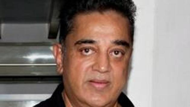 Last November, Kamal Haasan had confirmed his entry into politics by announcing the launch of a whistleblower app.(PTI Photo)