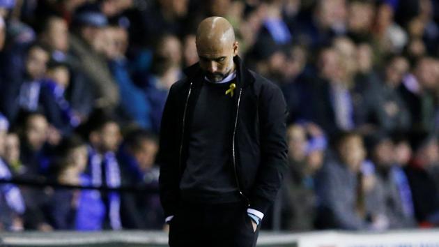 Pep Guardiola Looks To League Cup After Shock Loss To Wigan Athletic In ...