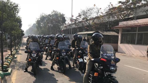 Gautam Budh Nagar currently has 47 PRVs and its response time — at 12 minutes and 38 seconds — has been ranked 11th in the state. (HT Photo) Gautam Budh Nagar currently has 47 PRVs and its response time — at 12 minutes and 38 seconds — has been ranked 11th in the state. (HT Photo)