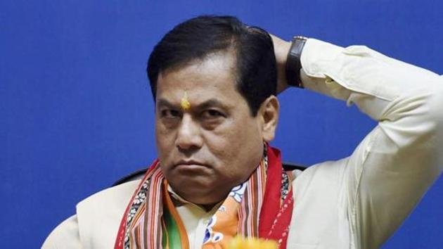Assam chief minister Sarbananda Sonowal during an event in New Delhi.(PTI File Photo)
