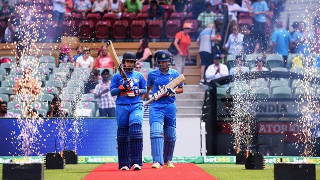 On Sunday at the Wanderers, while the men’s first T20 was played before a packed stadium, mostly Indian fans, the women’s game earlier was played before near-empty stands.(Getty Images)