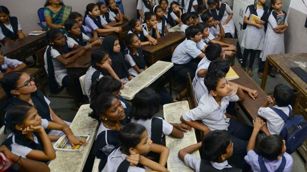 In the current design of the education system, the district is recognised as a critical unit for education planning and administration. In practice however, districts have little financial flexibility as plans have to be aligned to centrally and state determined line items (Bhushan Koyande/HT) In the current design of the education system, the district is recognised as a critical unit for education planning and administration. In practice however, districts have little financial flexibility as plans have to be aligned to centrally and state determined line items (Bhushan Koyande/HT)