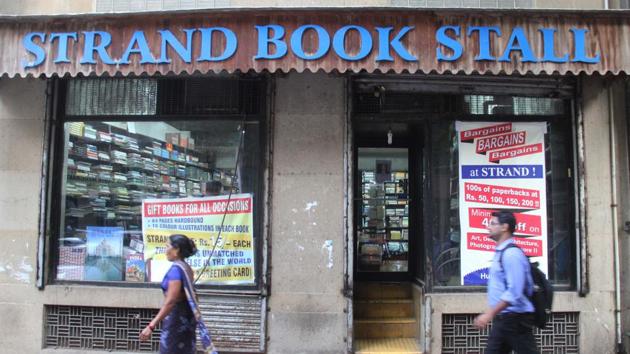 Strand Book Stall at Fort on Tuesday.(Bhushan Koyande/HT)