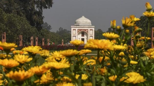 Sunder Nursery, the renovated park spread over 90 acres of lush green lawns adjacent to Humayun’s Tomb in central Delhi’s Nizamuddin, is set to be opened for the public as a heritage park. The campus will be inaugurated by vice president Venkaiah Naidu in the presence of The Aga Khan on Wednesday. (Vipin Kumar / HT Photo) Sunder Nursery, the renovated park spread over 90 acres of lush green lawns adjacent to Humayun’s Tomb in central Delhi’s Nizamuddin, is set to be opened for the public as a heritage park. The campus will be inaugurated by vice president Venkaiah Naidu in the presence of The Aga Khan on Wednesday. (Vipin Kumar / HT Photo)