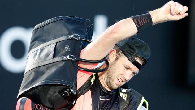 Top seed and defending Delray Open tennis champion Jack Sock was the biggest casualty on a day that turned out to be a bad one for seeds. (Getty Images) Top seed and defending Delray Open tennis champion Jack Sock was the biggest casualty on a day that turned out to be a bad one for seeds. (Getty Images)