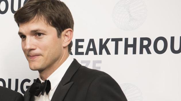 Ashton Kutcher at the 6th annual Breakthrough Prize Ceremony at the NASA Ames Research Center.(AP)