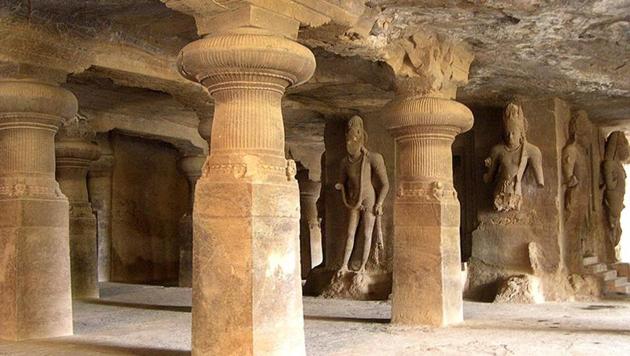 One of the caves on Elephanta Island. (HT File Photo) One of the caves on Elephanta Island. (HT File Photo)