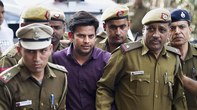 AAP MLA Prakash Jarwa being produced at Tees Hazari Court in connection with alleged assault on Delhi chief secretary, in New Delhi. (PTI File Photo) AAP MLA Prakash Jarwa being produced at Tees Hazari Court in connection with alleged assault on Delhi chief secretary, in New Delhi. (PTI File Photo)