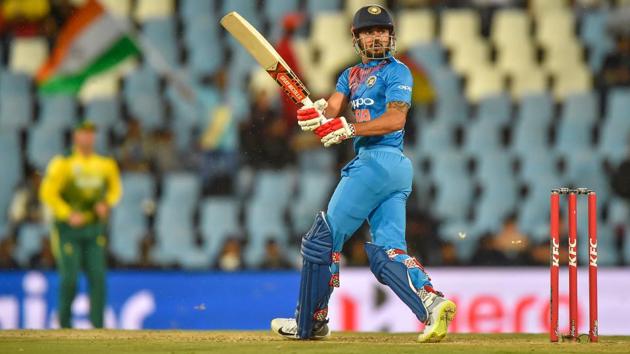 Manish Pandey scored a half-century during the second India vs South T20 in on Wednesday.(AFP)