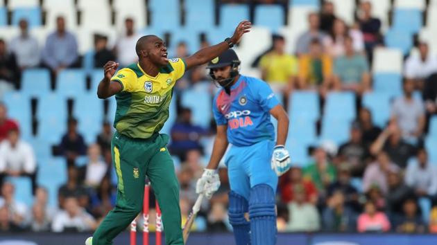 Junior Dala got the big wicket of Rohit Sharma for 0. (BCCI)