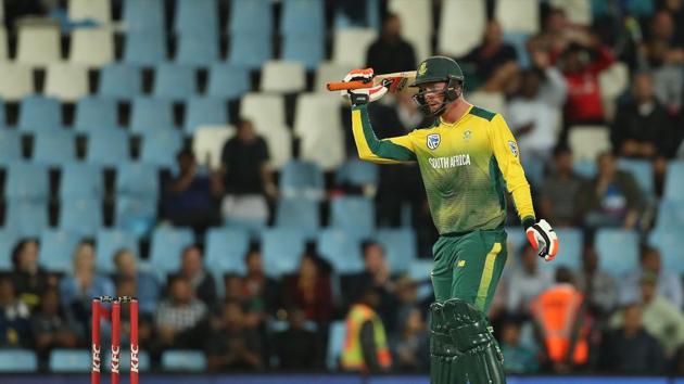 Heinrich Klassen’s maiden fifty kept South Africa ahead of the DLS score with rain falling. (BCCI)