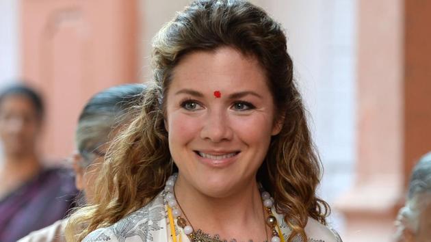 Sophie Gregoire Trudeau, wife of Canadian Prime Minister Justin Trudeau, arrives at the Sophia College for Women for the interactive session in Mumbai on February 20, 2018. (AFP File Photo) Sophie Gregoire Trudeau, wife of Canadian Prime Minister Justin Trudeau, arrives at the Sophia College for Women for the interactive session in Mumbai on February 20, 2018. (AFP File Photo)
