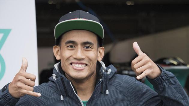 Hafizh Syahrin, who will ride for Tech3 Yamaha in the MotoGP this season, has three podium finishes in Moto2 and finished 10th overall in the championship last year. (Getty Images) Hafizh Syahrin, who will ride for Tech3 Yamaha in the MotoGP this season, has three podium finishes in Moto2 and finished 10th overall in the championship last year. (Getty Images)