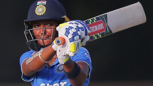 Harmanpreet Kaur had already completed three year of service as Office Superintendent at Western Railway.(AP)