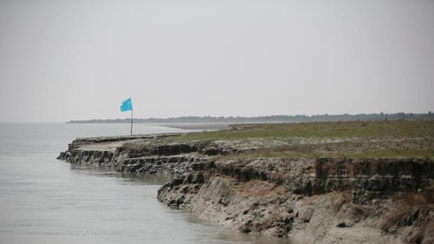 View of the island of Bhasan Char in the Bay of Bengal, Bangladesh. (Reuters file photo) View of the island of Bhasan Char in the Bay of Bengal, Bangladesh. (Reuters file photo)