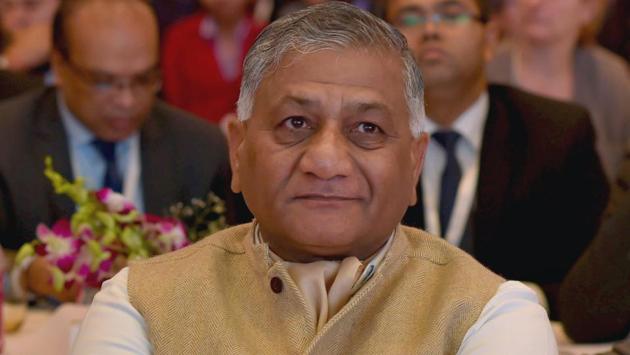 Union minister and former army chief VK Singh during an event in New Delhi. (PTI File Photo) Union minister and former army chief VK Singh during an event in New Delhi. (PTI File Photo)