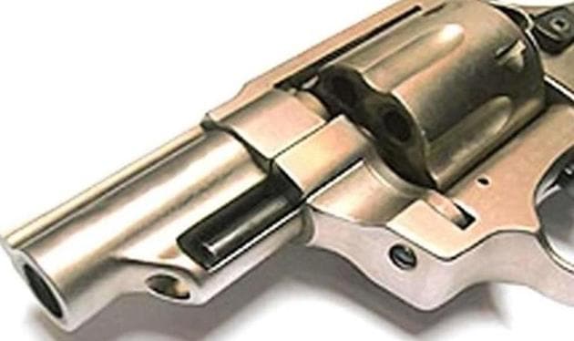 He confessed to threatening his father with the revolver when he hit him.