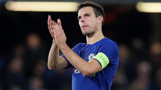 Cesar Azpilicueta is aiming to help Chelsea extend their positive run when they face Manchester United.(REUTERS) Cesar Azpilicueta is aiming to help Chelsea extend their positive run when they face Manchester United.(REUTERS)
