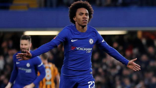 Willian said that Chelsea are ready to face Manchester United in a crucial Premier League match on Sunday.(REUTERS)