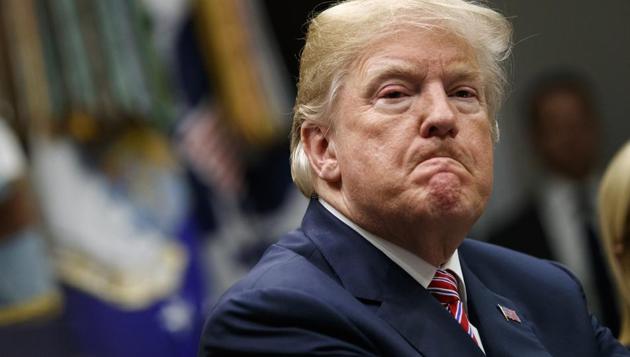 President Donald Trump during a meeting in the Roosevelt Room of the White House, Feb. 22, 2018. (AP) President Donald Trump during a meeting in the Roosevelt Room of the White House, Feb. 22, 2018. (AP)