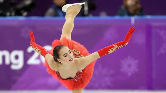 Alina Zagitova of Russia competes in the ladies free skate event during the 2018 Pyeongchang Winter Olympics, in Gangneung, South Korea, on Friday.(NYT)