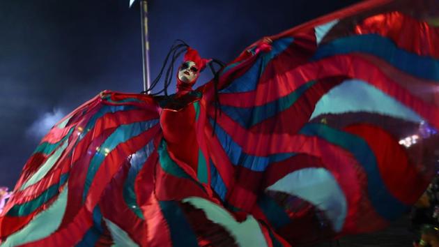Artists perform during the 134rd edition of the Nice Carnival on the streets of France on February 20. The carnival which runs till March 3, celebrates the year of "King of Space." (Valery Hache / AFP) Artists perform during the 134rd edition of the Nice Carnival on the streets of France on February 20. The carnival which runs till March 3, celebrates the year of "King of Space." (Valery Hache / AFP)