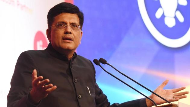 Piyush Goyal, Minister of Railways and Coal. (Subhankar Chakraborty/HT Photo) Piyush Goyal, Minister of Railways and Coal. (Subhankar Chakraborty/HT Photo)