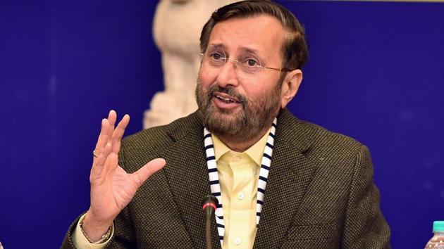 Prakash Javadekar speaks at the 65th Meeting of Central Advisory Board of Education (CABE) at Vigyan Bhavan in New Delhi.(PTI File Photo)