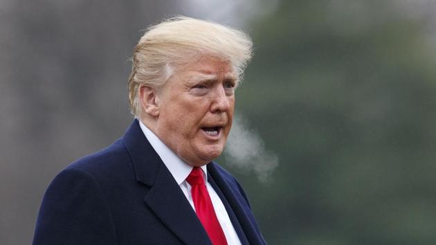 US President Donald Trump at the White House in Washington, on Friday. (AP photo) US President Donald Trump at the White House in Washington, on Friday. (AP photo)