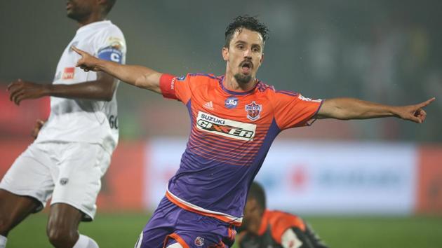 FC Pune City face FC Goa in a crucial Indian Super League match on Sunday.(ISL)