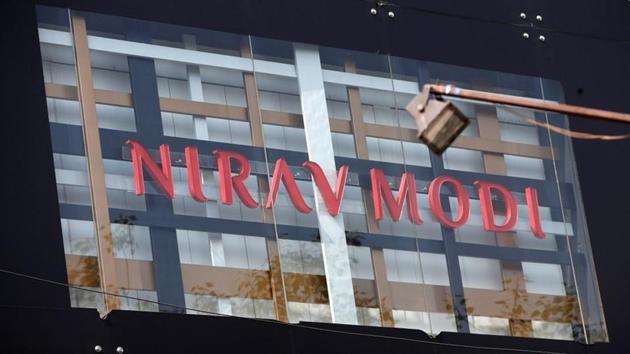 A Nirav Modi showroom is pictured in New Delhi on February 15.(REUTERS)