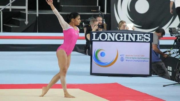 Aruna Budda Reddy finishes 7th in floor event at Gymnastics World