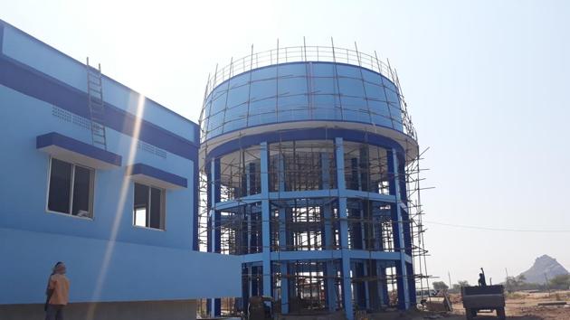 The water treatment plant at S Lingotam village in Nalgonda district will provide clean and safe drinking water to thousands of households in 585 villages. (HT Photo) The water treatment plant at S Lingotam village in Nalgonda district will provide clean and safe drinking water to thousands of households in 585 villages. (HT Photo)
