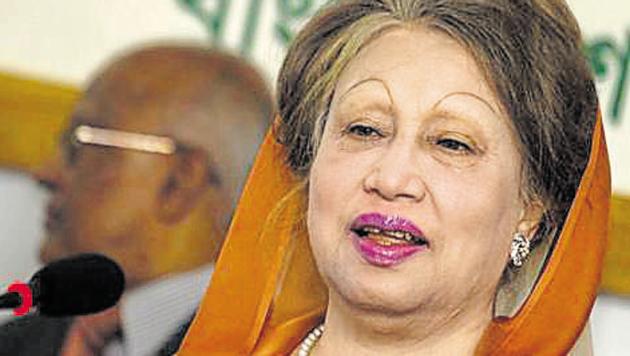 Bangladesh opposition leader Khaleda Zia speaks during a press conference in Dhaka on February 7, 2018.(AFP File Photo) Bangladesh opposition leader Khaleda Zia speaks during a press conference in Dhaka on February 7, 2018.(AFP File Photo)