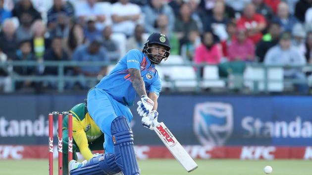 Shikhar Dhawan started cautiously but he got great support from Suresh Raina who played with aggression.  (BCCI) 