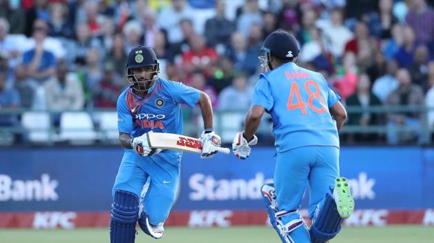 Shikhar Dhawan and Suresh Raina’s 65-run stand gave India a good platform. (BCCI) 