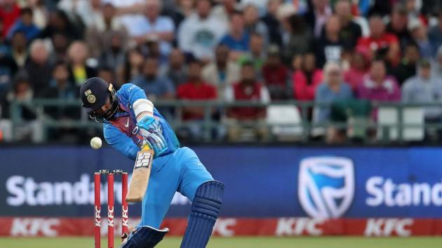 Dinesh Karthik’s cameo helped India reach 172/7 after 20 overs.  (BCCI) 