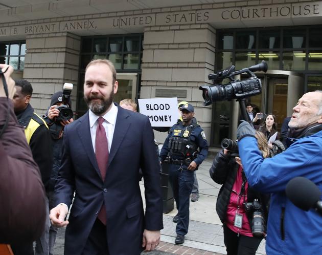 Richard Gates, former associate to Paul Manafort, leaves the Prettyman Federal Courthouse after a hearing February 23, 2018 in Washington, DC. (AFP) Richard Gates, former associate to Paul Manafort, leaves the Prettyman Federal Courthouse after a hearing February 23, 2018 in Washington, DC. (AFP)